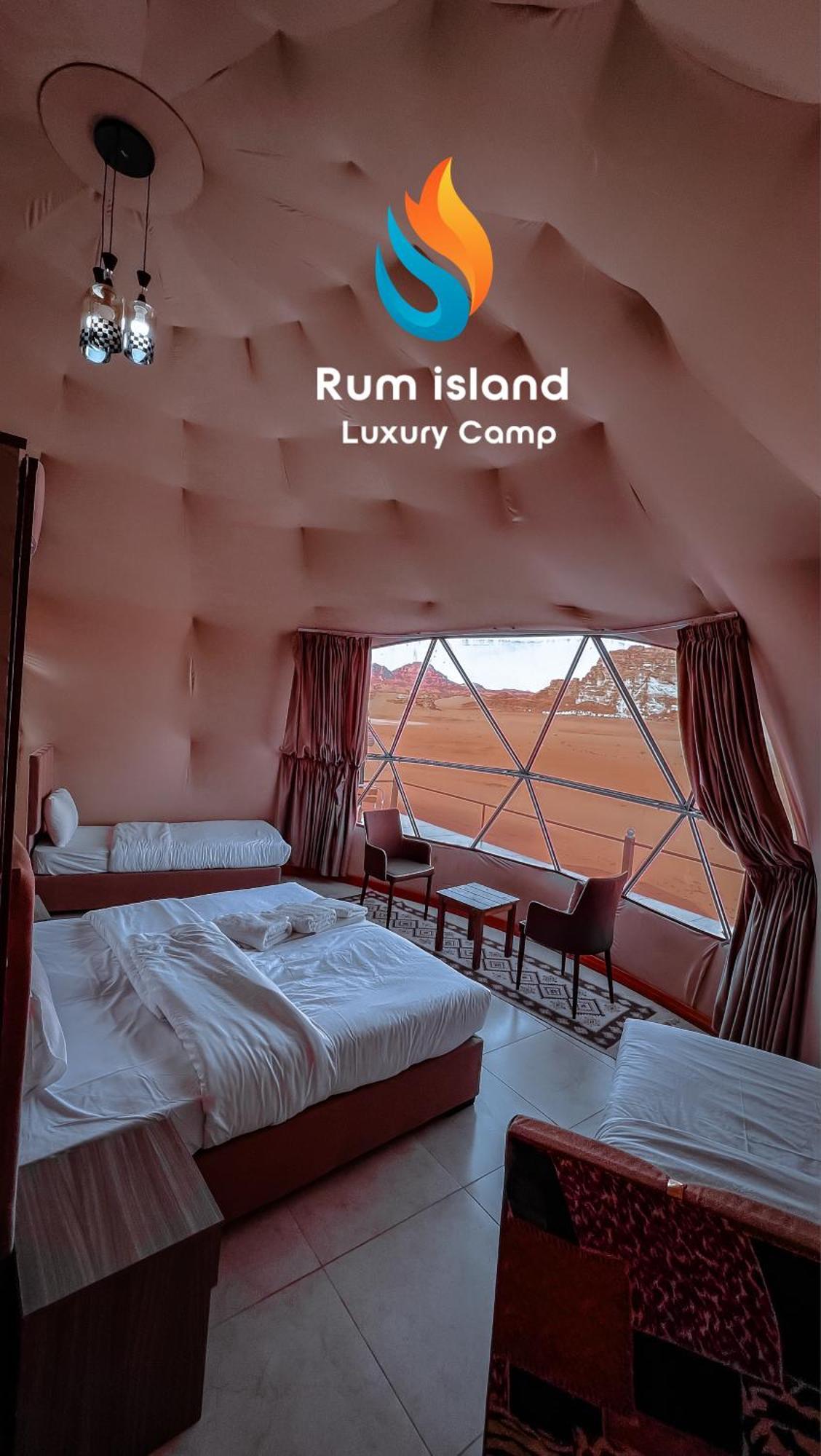 Rum Island Luxury Camp & Bubbles Hotel Wadi Rum Luaran gambar