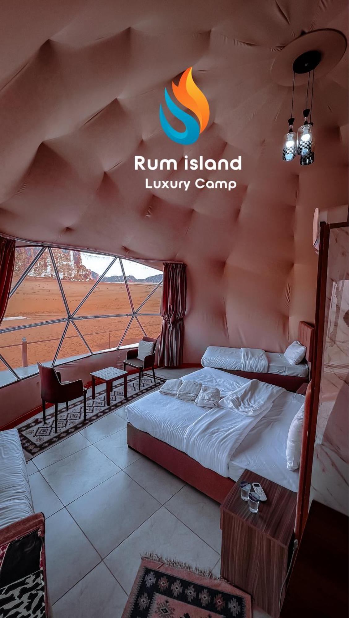 Rum Island Luxury Camp & Bubbles Hotel Wadi Rum Luaran gambar