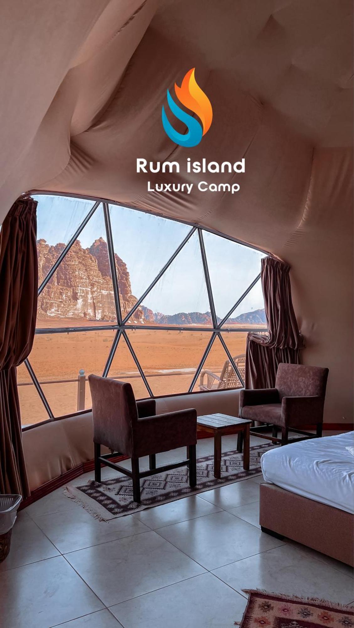 Rum Island Luxury Camp & Bubbles Hotel Wadi Rum Luaran gambar