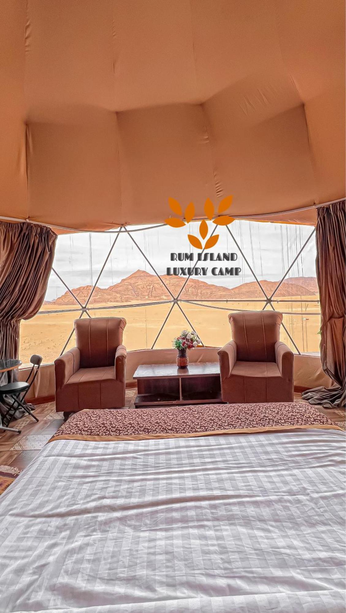 Rum Island Luxury Camp & Bubbles Hotel Wadi Rum Luaran gambar