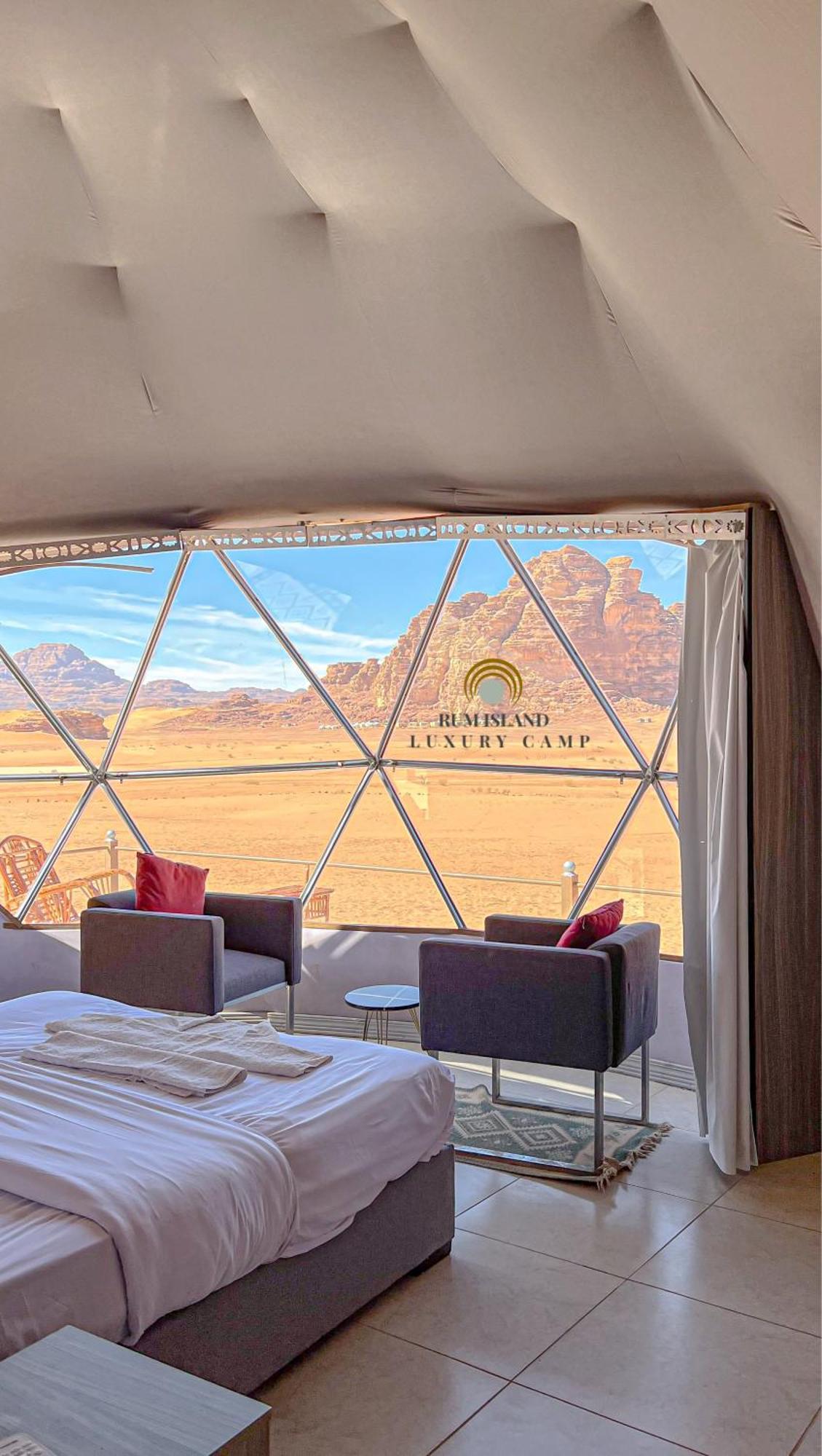 Rum Island Luxury Camp & Bubbles Hotel Wadi Rum Luaran gambar