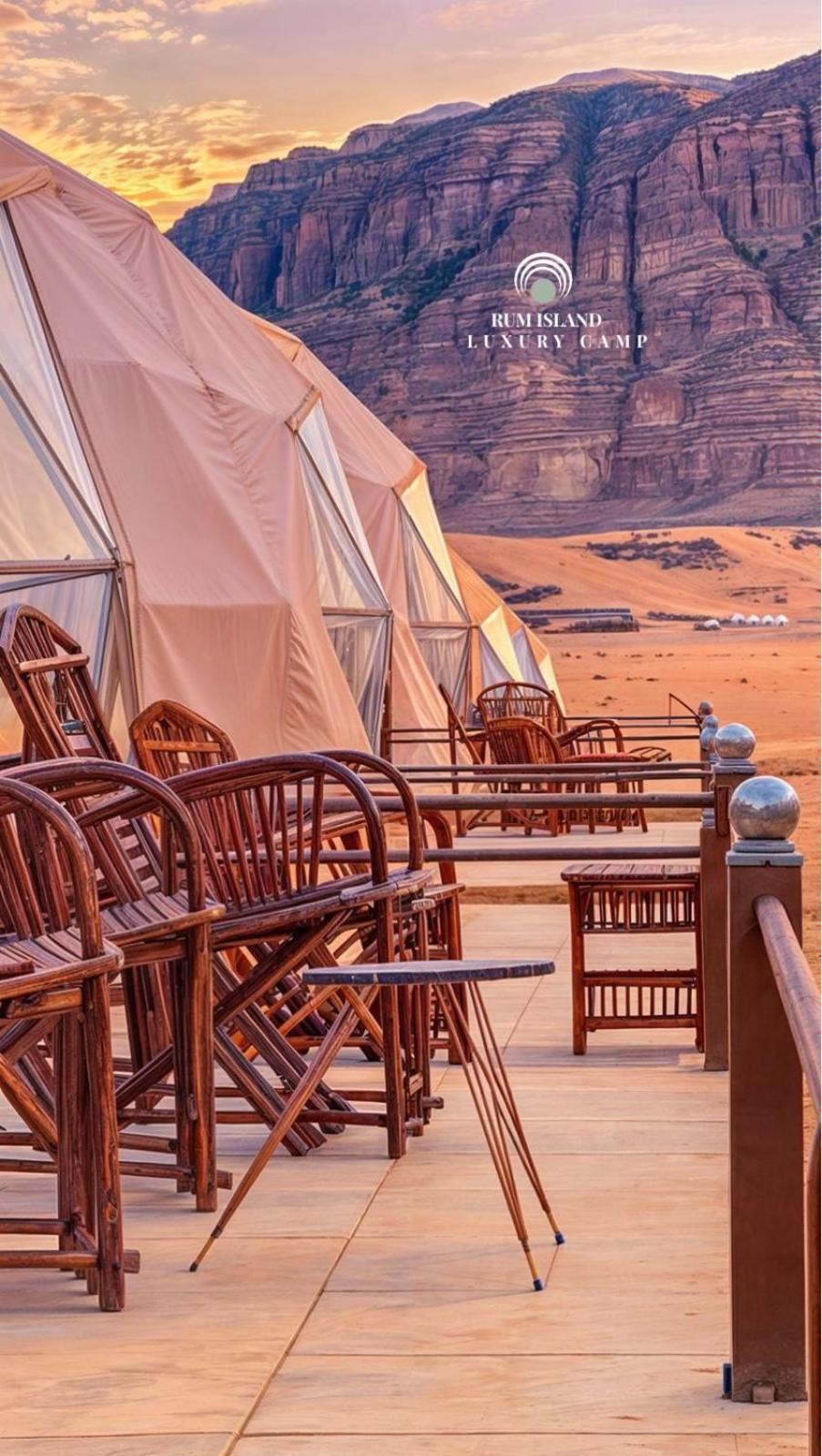 Rum Island Luxury Camp & Bubbles Hotel Wadi Rum Luaran gambar