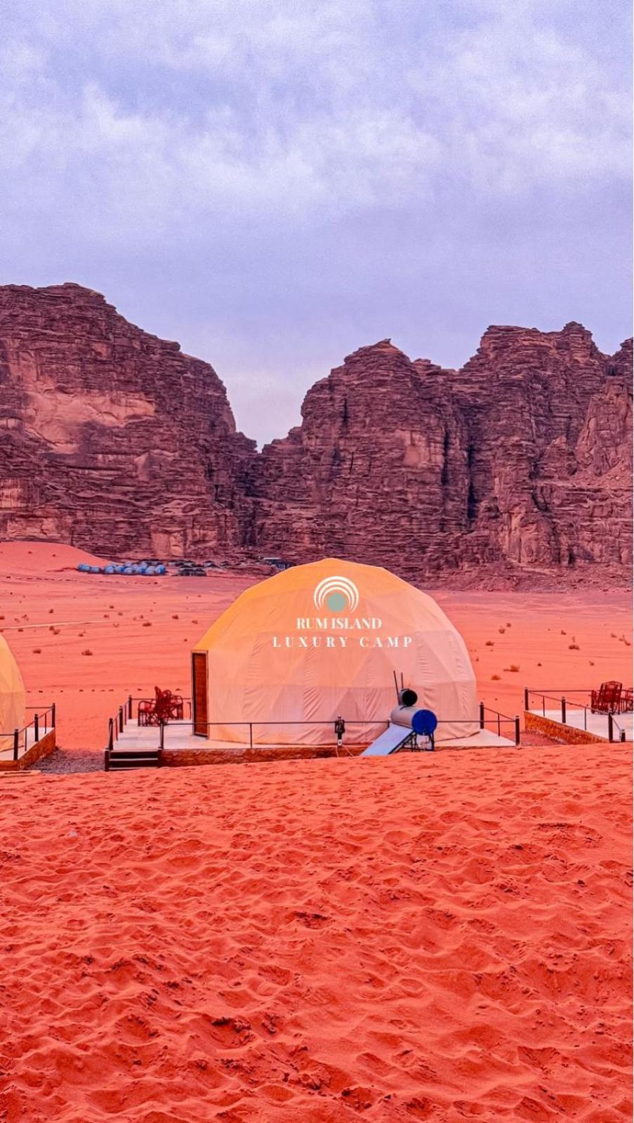 Rum Island Luxury Camp & Bubbles Hotel Wadi Rum Luaran gambar