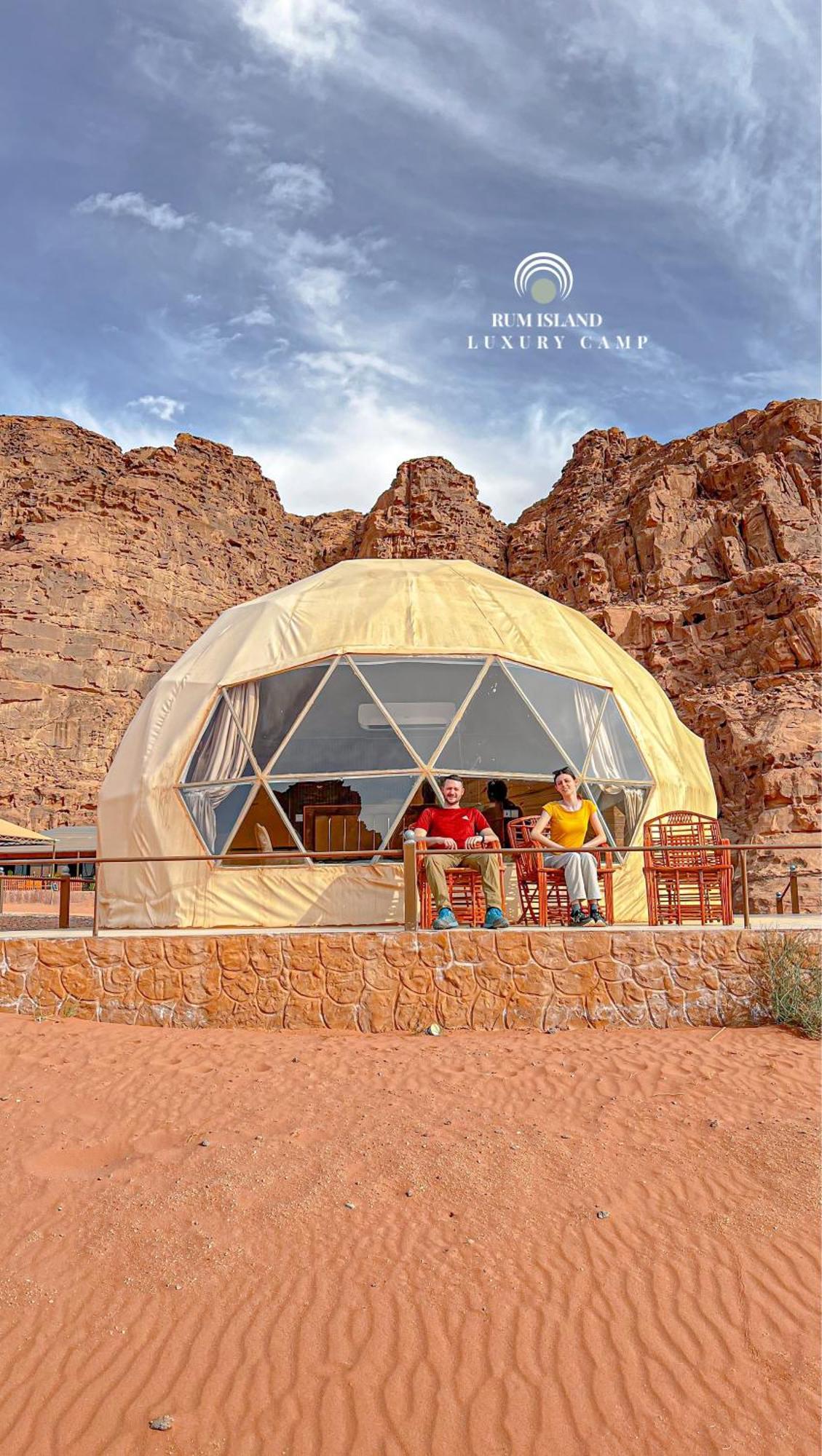 Rum Island Luxury Camp & Bubbles Hotel Wadi Rum Luaran gambar