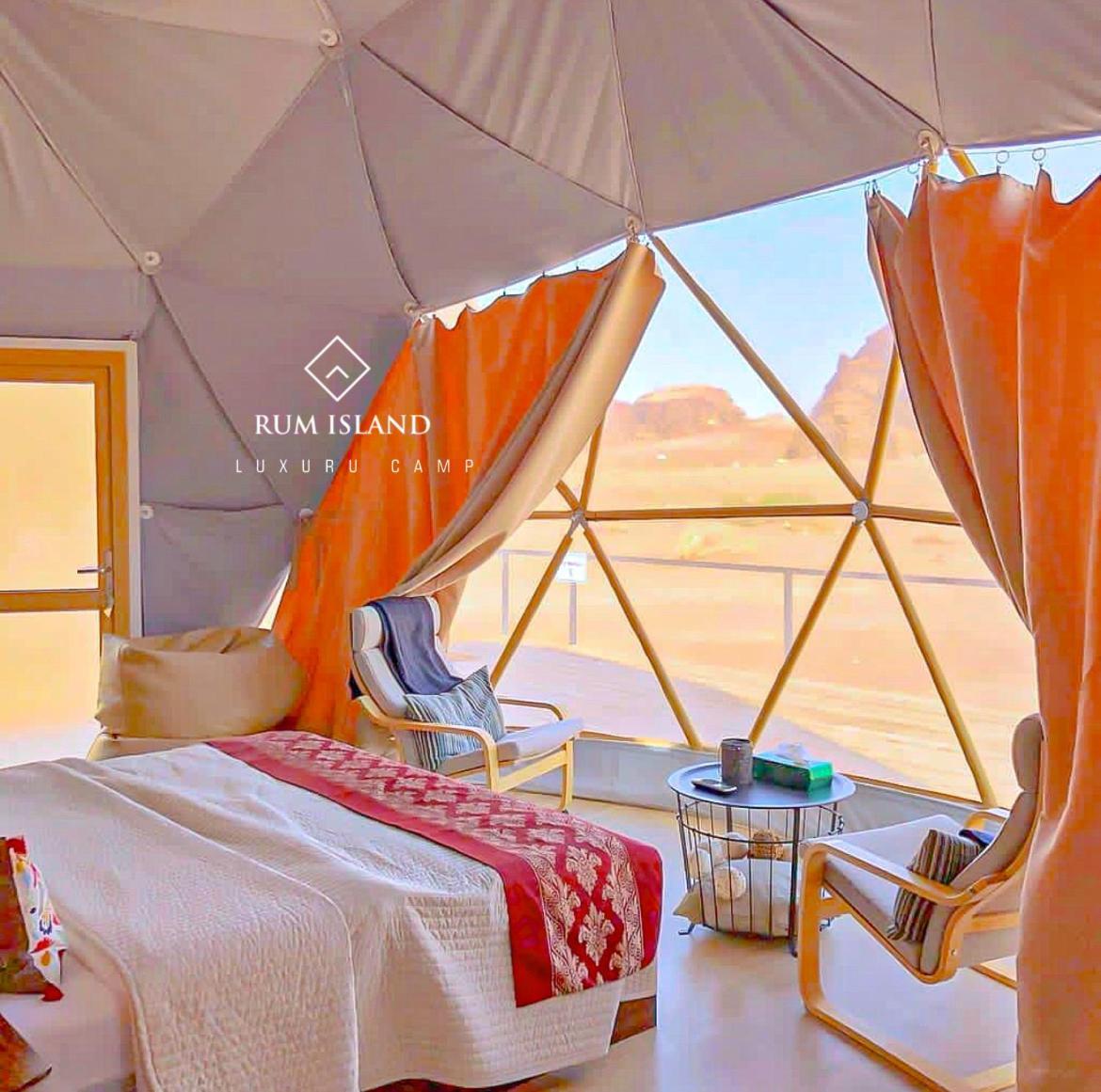 Rum Island Luxury Camp & Bubbles Hotel Wadi Rum Luaran gambar